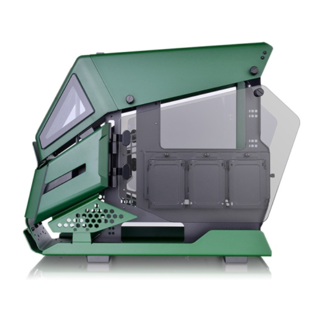 Gabinete Thermaltake AH T200 Racing Green / Micro ATX / USB 3.0 / Cristal Templado / Gamer / CA-1R4-00SCWN-00