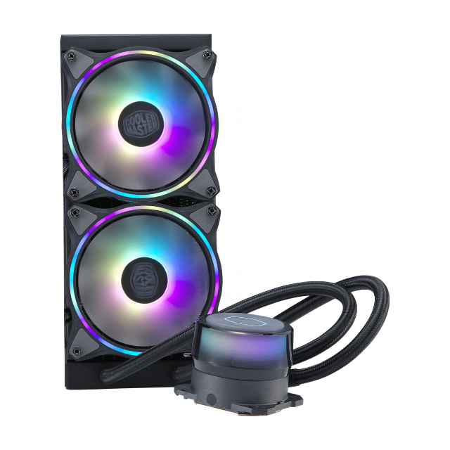 Sistema de Enfriamiento Liquido AIO Cooler Master Masterliquid ML240 Illusion / RGB / 240mm / Intel y AMD / MLX-D24M-A18P2-R1