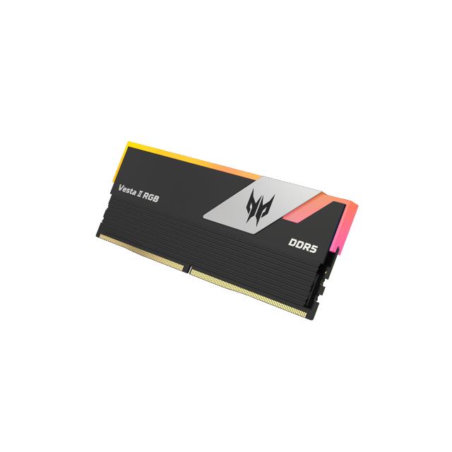 Memoria RAM Acer Vesta II RGB DDR5 / 6000MHz / 64GB (2x32GB) / ECC / CL30 / XMP / BL.9BWWR.334