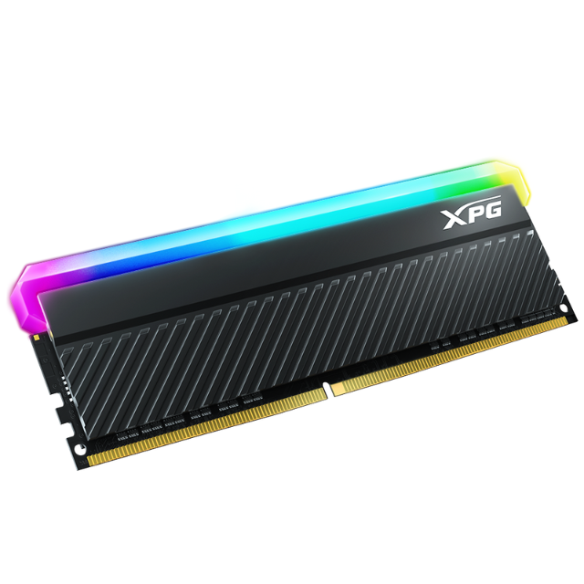 Memoria RAM DDR4 8GB 3200MHz Adata XPG SPECTRIX D45G 1x8GB / RGB / Negra / AX4U32008G16A-CBKD45G