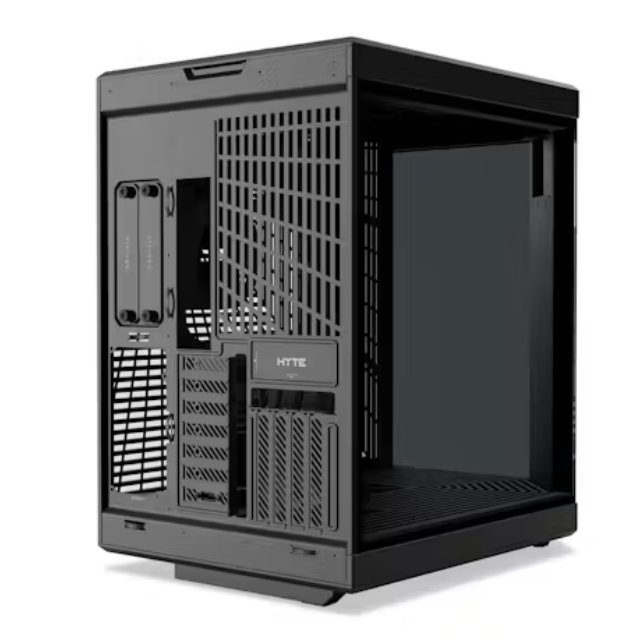 Gabinete HYTE Y70 Touch / Dual Chamber / ATX, Mid Tower / Visualización Táctil LCD 4K Integrada / Negro / CS-HYTE-Y70-B-L