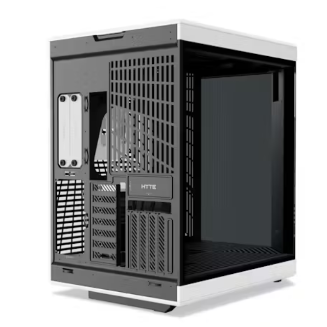 Gabinete Hyte Y70 Touch, Pantalla Touchscreen 4k/60Hz, Midtower, E-ATX, Blanco con Negro - CS-HYTE-Y70-BW-L