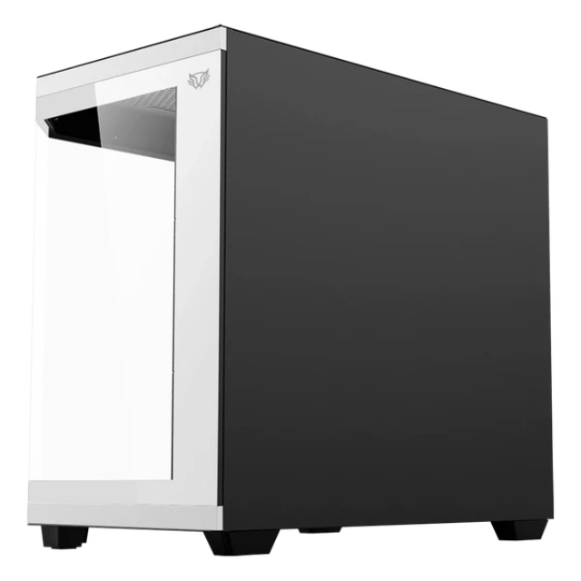 Gabinete Balam Rush Tank Master 9600 TB / Midi-Tower, ATX/Micro-ATX/ITX / Cristal Templado / USB 3.0/2.0 / 3 Ventiladores RGB Instalados / Blanco con Negro / BR-938693