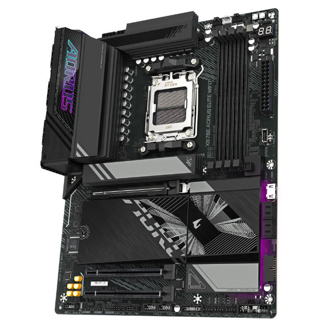 Tarjeta Madre AORUS X870E AORUS ELITE WIFI7 / ATX / AM5 / AMD X870E / Up to 256GB DDR5 / HDMI/DP / X870E AORUS ELITE WIFI7