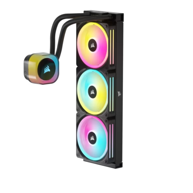 Enfriamiento Líquido Corsair iCUE Link H150i RGB AIO / 3x120mm / 480-2400RPM / Negro / CW-9061003-WW