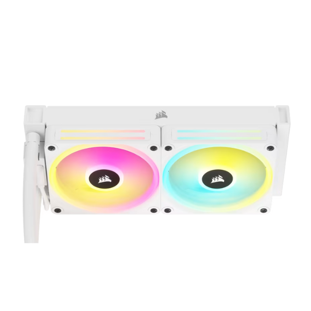 Enfriamiento Líquido Corsair H100i iCue Link RGB AIO 240 / 2x120mm / White / 480-2400 RPM / CW-9061005-WW