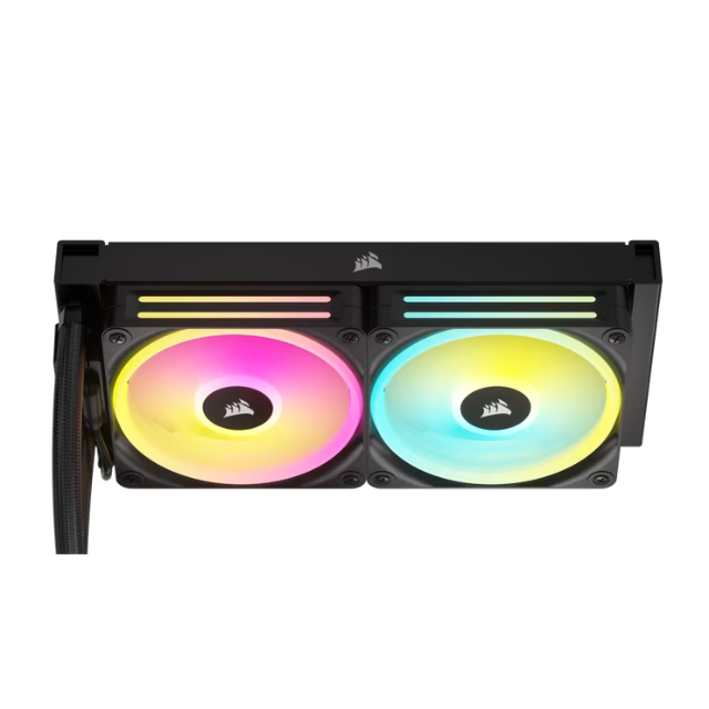 Enfriamiento Líquido Corsair H100i iCue Link RGB AIO 240 / 2x120mm / Black / 480-2400 RPM / CW-9061001-WW