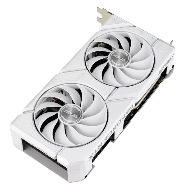 Tarjeta de Video ASUS NVIDIA Dual GeForce RTX 4060 EVO 8GB OC WHITE / 8GB 128-bit GDDR6 / 2535MHz Boost Clock / PCI Express 4 / DUAL-RTX4060-O8G-EVO-WHITE