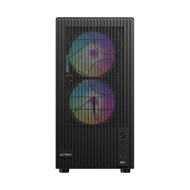 Gabinete Compact Mini Torre  Zyron GC606/ Negro /Micro Atx/ AC-943819