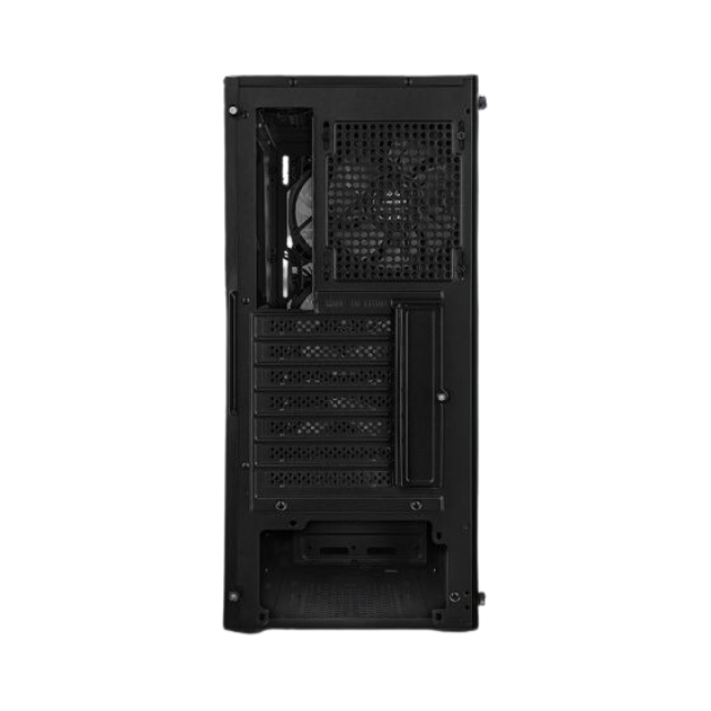 Gabinete Gamer Yeyian Lancer 4 / Mid-Tower / ATX / Sin fuente de poder / Color Negro / YCM-APLAN-01