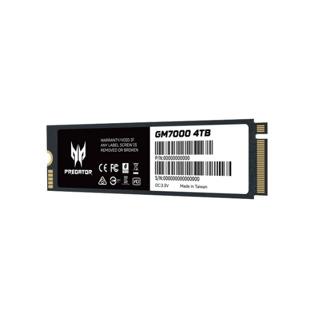 Unidad de estado solido SSD 1TB PCI-e 4.0 M.2 Acer Predator GM7000 / 7400MB/S / BL.9BWWR.105