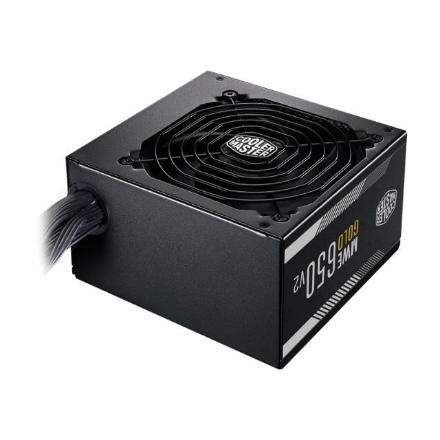 Fuente de poder Cooler Master MWE 650 v2 Gold / 650W / 80 Plus Gold - MPY-6501-AFAAG-US