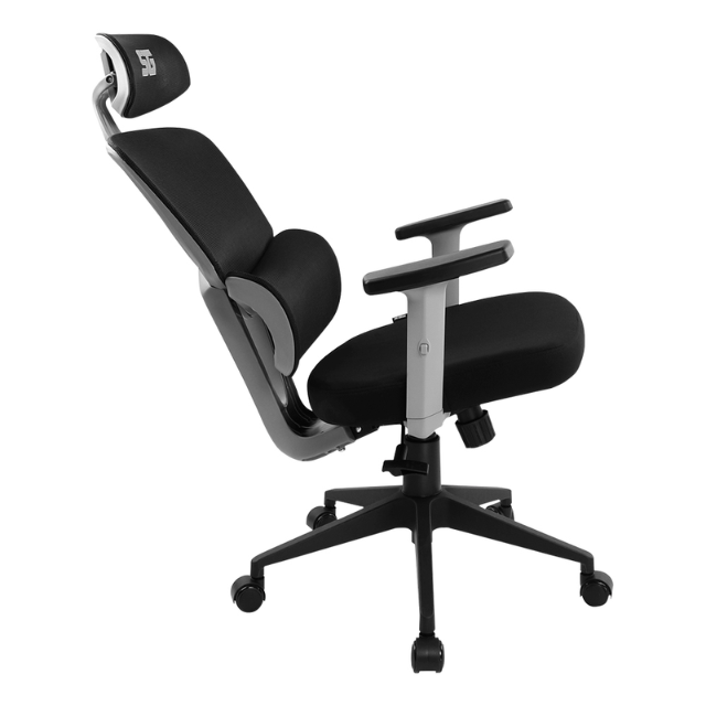 Silla Gamer Vorago Start The Game CGM-400-BK / Mesh / Resplado Reclinable / Ruedas 50 Mm / Ajuste De Altura / Soporta hasta 150 Kg / Piston Clase 4 / Malla Transpirable / Estructura Metálica / Color Negro / CGM-400-BK