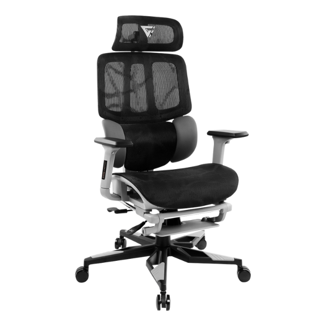 Silla Gamer Game Factor CGM700 / Hasta 150Kg / Negro/Blanco / CGM700