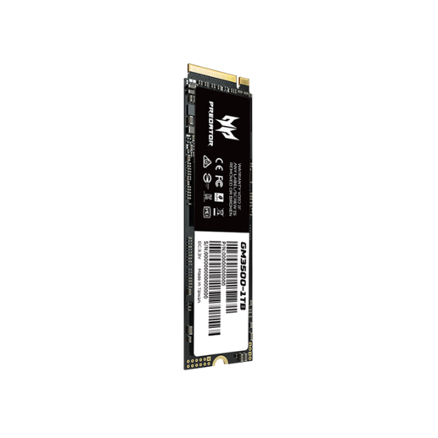 Unidad de estado solido SSD 1TB PCI-e 3.0 M.2 Acer Predator GM3500 / 3400MB/S / BL.9BWWR.102