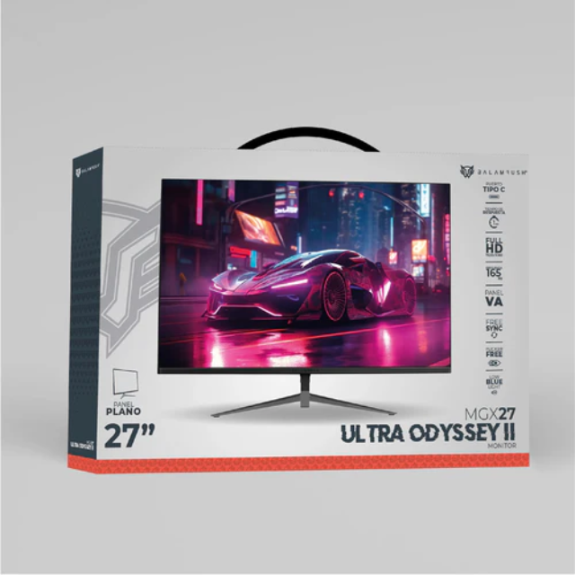 Monitor Gamer Balam Rush ULTRA ODYSSEY II MGX27 LED 27" / Full HD / FreeSync / 165Hz / HDMI / Negro / BR-938297