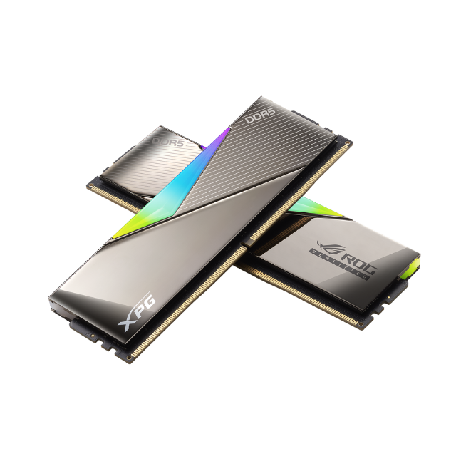 Memoria RAM XPG Lancer RGB ROG DDR5 / 6600MHz / 32GB (2x16GB) / ECC / CL32 / XMP / AX5U6600C3216G-DCLARROG