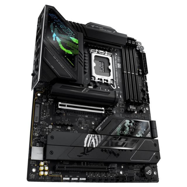 Tarjeta Madre ASUS ROG Strix Z890-F Gaming WiFi / ATX / LGA1851 / 16+1+2+2 etapas de Potencia / DDR5 / PCIe 5.0 / Intel Core Ultra Series 2 Ready / 5x Ranuras M.2 / ROG STRIX Z890-F GAMING WIFI 