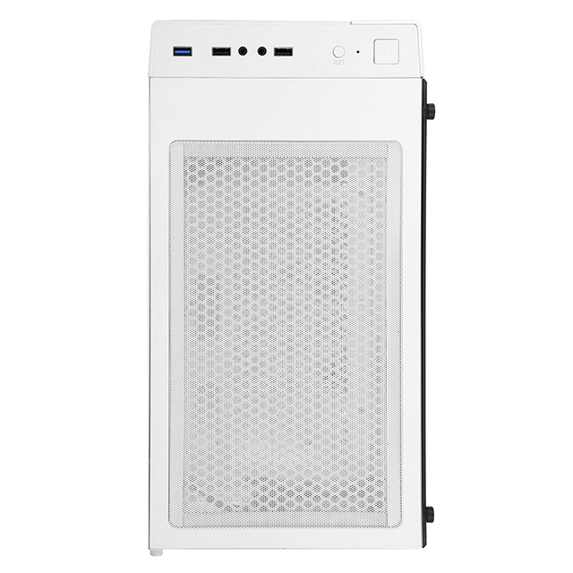 Gabinete Munfrost BAMBU White / Cristal templado / ARGB Sync / Controlador de ventiladores / Micro ATX - Mini ITX / 1 Ventilador ARGB incluido