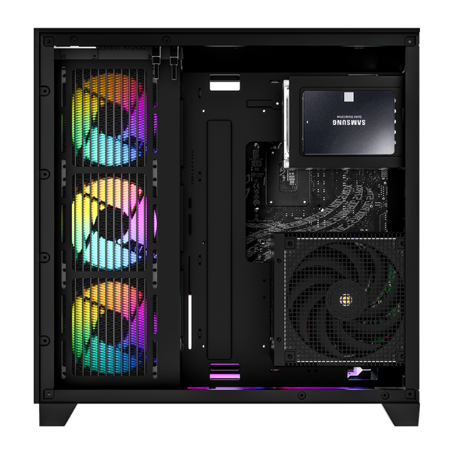 Gabinete Formula V Crystal Z9 Floe Black Mid Tower Usb-c