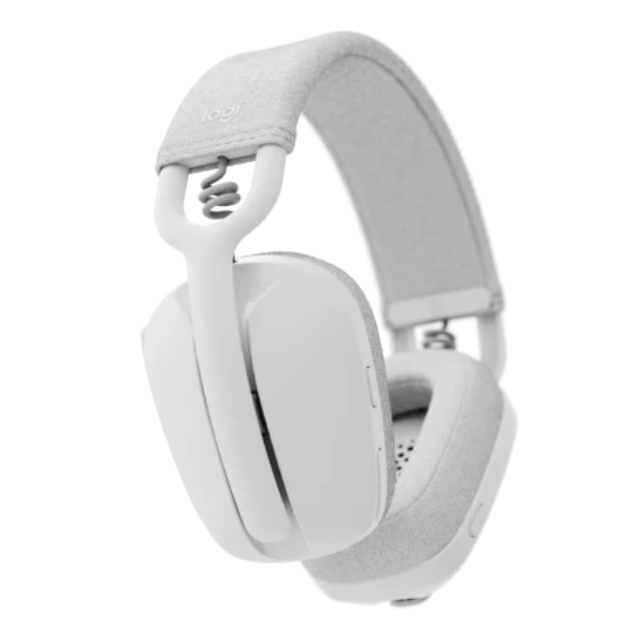 Logitech Audífonos con Micrófono Zone Vibe 100, Bluetooth, Inalámbrico, Blanco