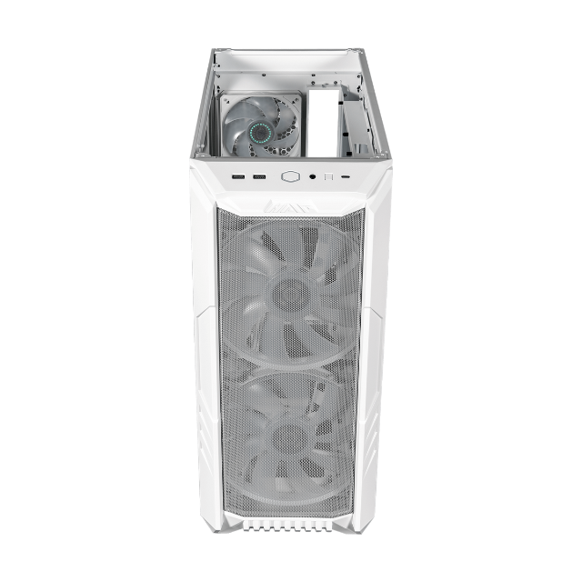 Gabinete Cooler Master HAF 500 White / Cristal Templado / H500-WGNN-S00