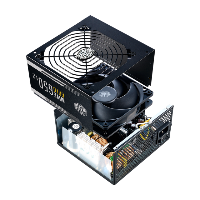 Fuente de poder Cooler Master MWE 650 v2 Gold / 650W / 80 Plus Gold - MPY-6501-AFAAG-US