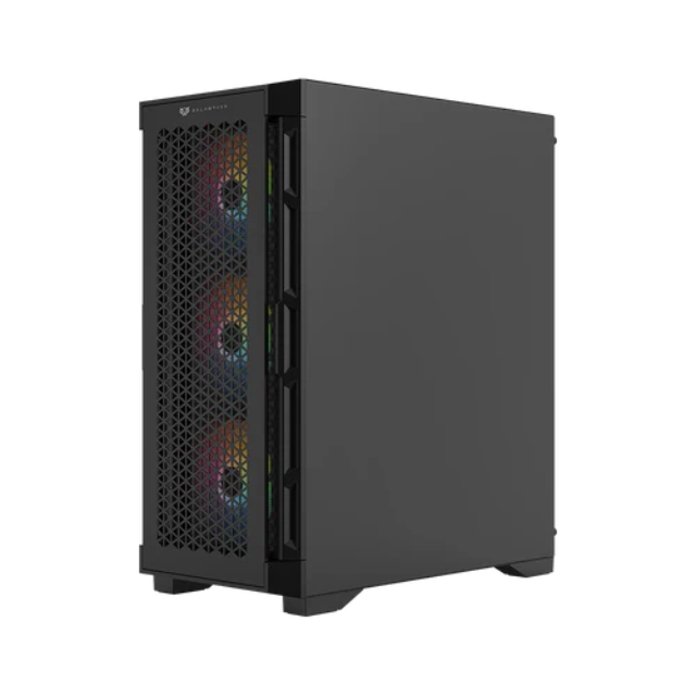 Gabinete Balam Rush Carbono Twin Mate 5000 / Midi-Tower, ATX/Micro-ATX/Mini-ITX / USB 3.0/2.0 / Sin Fuente / 4 Ventiladores RGB Instalados / Negro / BR-938839