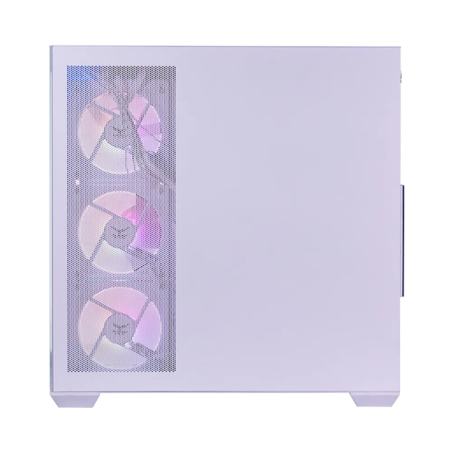 Gabinete Naceb Nebula / Cristal Templado / ATX / Blanco / 3 Ventiladores Preinstalados / Led ARGB / USB 3.0 / White / NA-0637B