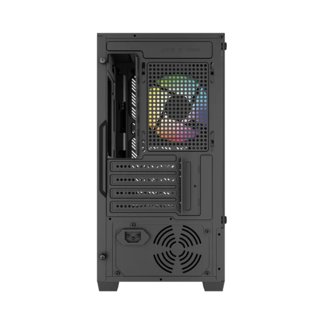 Gabinete Gamer Compact Mini Torre Nitrox Edge Aircool 4700A | Negro