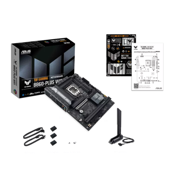 Tarjeta Madre ASUS TUF GAMING B860-PLUS WIFI, ATX, LGA 1851, Intel B860, 256GB DDR5, HDMI/DP para Intel