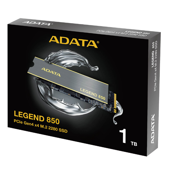 nidad de Estado Sólido Adata Legend 850 NVMe / 1TB / PCI Express 4.0 / M.2 / ALEG-850-1TCS