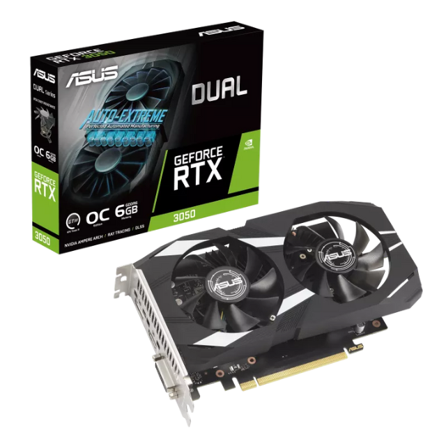 Tarjeta de Video Nvidia GeForce RTX 3050 / Asus DUAL / DUAL-RTX3050-O6G