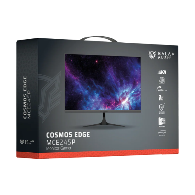 Monitor Gamer 24.5" VA | Cosmos Edge MCE245P/ Negro/ BR-944113