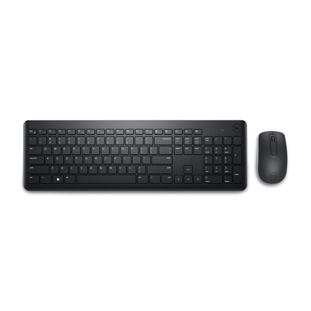 Kit teclado y mouse Dell KM3322W / inalámbrico / interfaz 2.4ghz / color negro / incluye pila AA y 2 pilas AAA