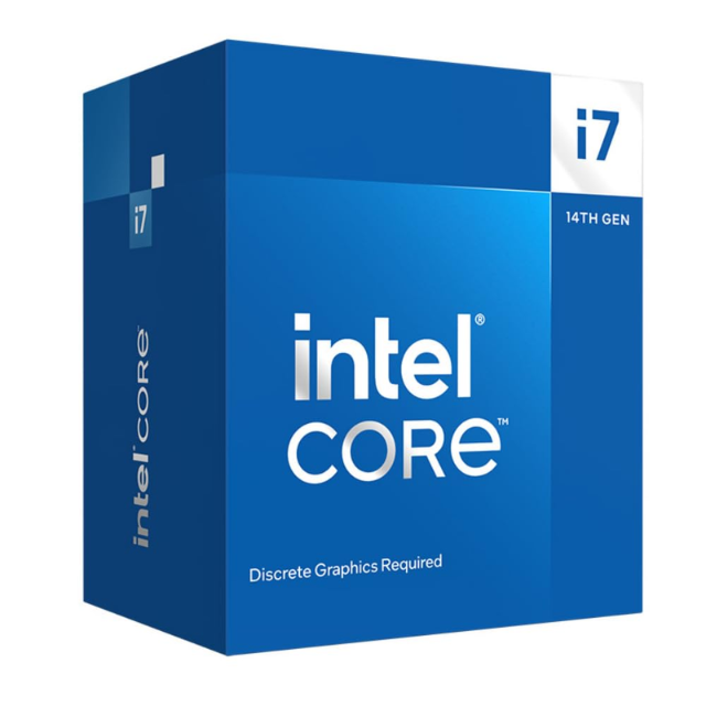 Procesador Intel Core i7-14700F / LGA1700 / 2.10GHz / 20-Core / 33MB Smart Cache / 14va. Generación / Raptor Lake / Requiere Tarjeta de Video / BX8071514700F