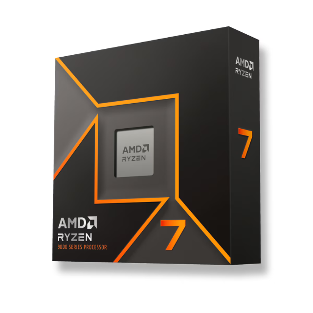 Procesador AMD Ryzen™ 7 9700X / 9000 series / Granite Ridge AM5 / Zen 5 / 8 Núcleos / 16 Hilos / 3.8ghz Base / 65W /   PCIe® 5.0 / AMD Radeon™ Graphics