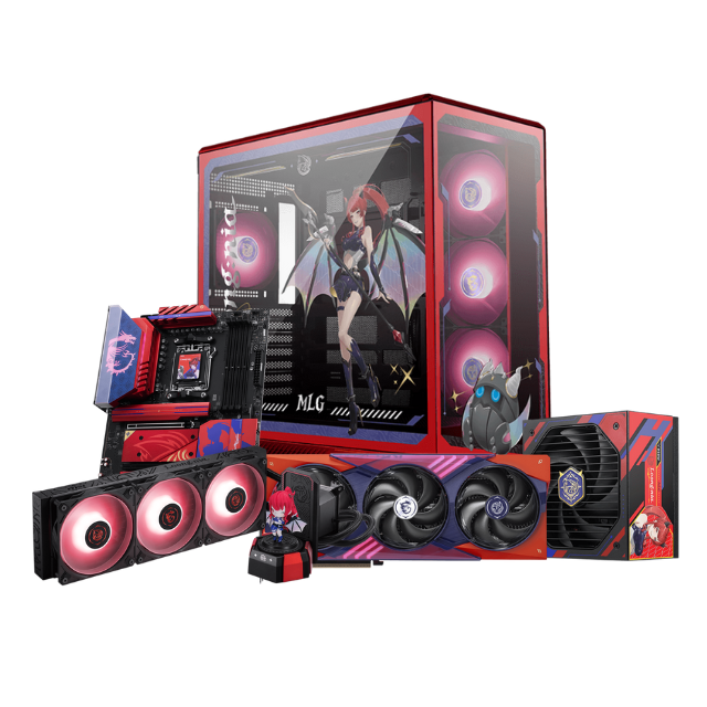 MSI MLG EDITION BUNDLE / GeForce RTX 5070Ti / Tarjeta Madre B850 MLG Edition / Enfriamiento Líquido CORE LIQUID A17 360 ARGB / Fuente de Poder A850GLS 850W / Gabinete PANO 130R / BUNDLE MSI MLG EDITION