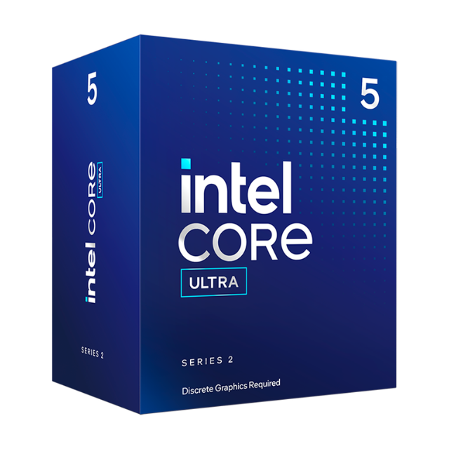 Procesador Intel Core Ultra 5 225F / LGA 1851 / 4.90GHz / 10 Núcleos / 20MB Caché / Incluye Disipador / Ultra Series 2 Arrow Lake