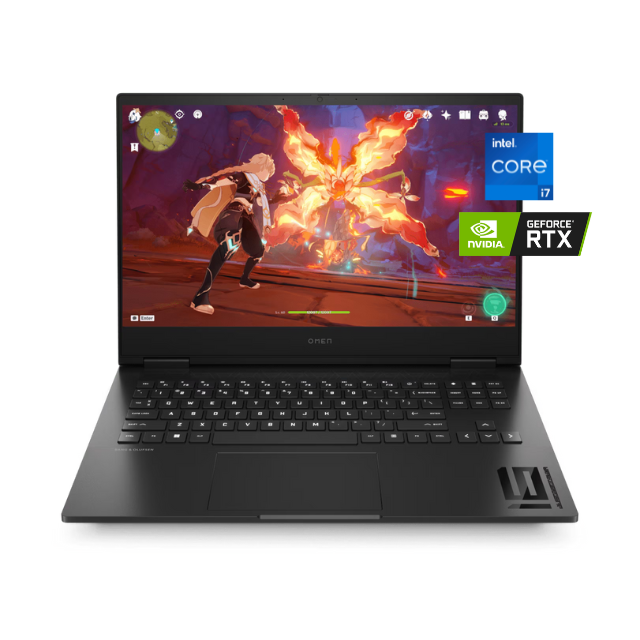 Laptop Gamer HP Omen 16 / 16.1” / FHD / IPS / 144Hz / 16-Core / Intel i7-14650HX / 32GB DDR5 / 1TB SSD / NVIDIA GeForce RTX 4060 / Teclado Retroiluminado / Win11 Home / 16-AE0073CL