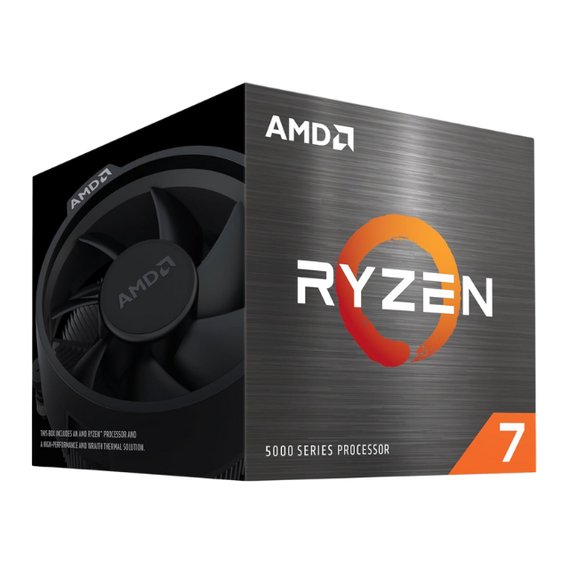 Procesador AMD RYZEN 7 5700 / 4.6 GHZ / 8 Núcleos / Socket AM4 / Requiere Tarjeta de Video / 5000 Series / 100-100000743BOX