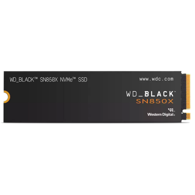 Unidad de Estado Sólido SSD Western Digital WD Black SN850X NVMe / 2TB / PCI Express 4.0 / M.2 / Con Disipador de Calor / WDS200T2XHE