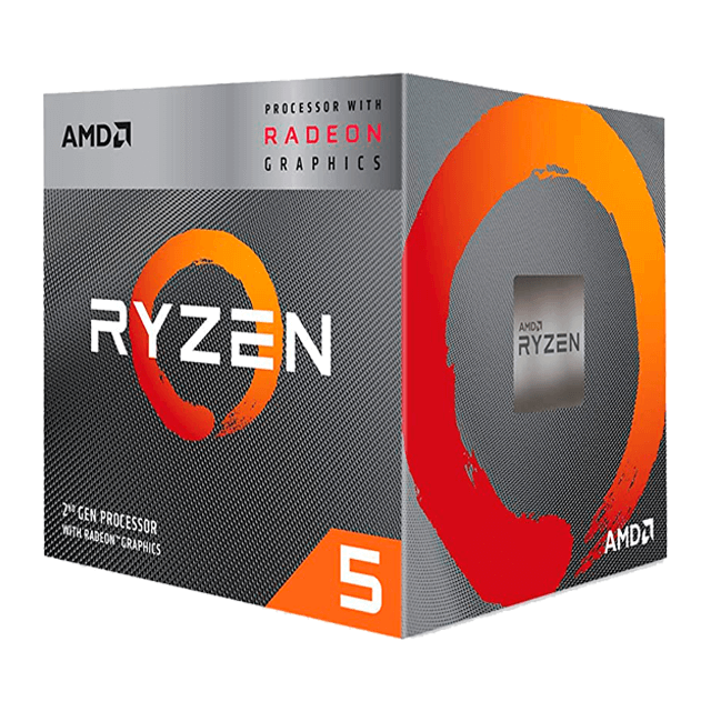 PROCESADOR AMD RYZEN 5 3400G APU 3.7GHZ / 4.2GHZ / 4CORE / AM4 /  WRAITH SPIRE / RADEON VEGA 11