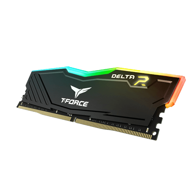 Memoria RAM 16GB DDR4 TeamGroup T-Force Delta RGB 3200Mhz Negra/ 1x16GB