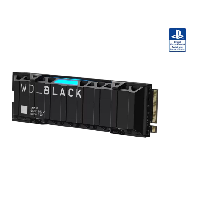 Unidad de Estado Solido SSD M.2 PCI-e x4 Nvme 2TB WD_Black SN850 con Disipador para consolas PS5™/ 7000mb/s-5100mb/s