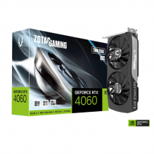 Tarjeta de Video Zotac NVIDIA GeForce RTX 4060 8GB Twin Edge OC / 8GB 128-bit GDDR6 / PCI Express 4.0 / ZT-D40600H-10M 