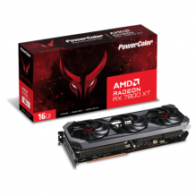 Tarjeta de Video AMD Red Devil AMD Radeon™ RX 7800 XT 16GB GDDR6 / 16GB GDDR6 /	256-bit / PCIE 4.0 / Standard Display Connectors	1 x HDMI 2.1，3 x DisplayPort 2.1