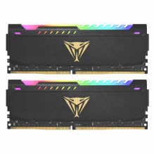 Memoria RAM DDR4 32GB 3200MHz Kit 2x16GB Patriot Viper Steel RGB Black/ PVSR432G320C8K