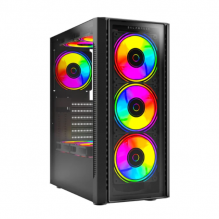 Gabinete Gamer BALAM RUSH Dragonfly II Crystal GM745 / ATX / 4 Fan / Cristal Templado / BR-935968