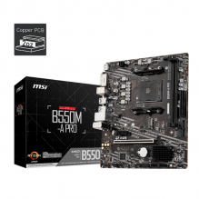 Tarjeta Madre MSI B550M-A PRO / AM4 / AMD RYZEN 3000 SERIES / Micro-ATX